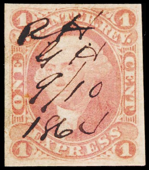 Lot 1814 - first issue united states stamps -  Michael E. Aldrich, Inc. Michael Aldrich Auctions Sale - 111