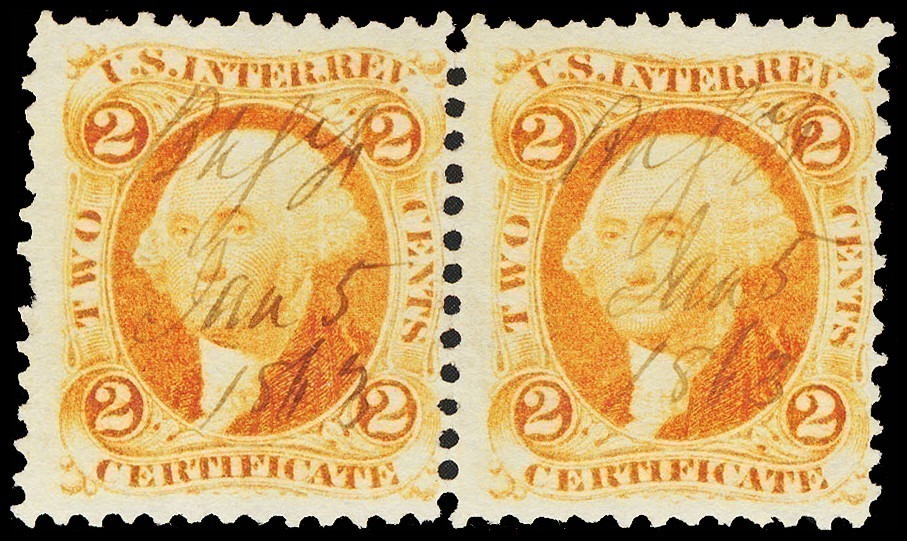 Lot 2598 - FIRST ISSUE MULTIPLES united states stamps -  Michael E. Aldrich, Inc. Michael Aldrich Auctions Sale - 111