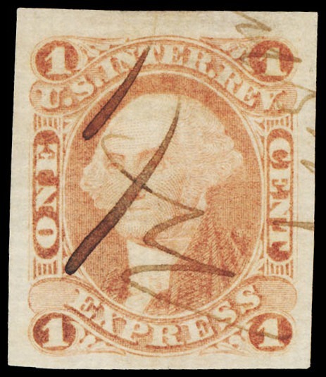 Lot 1809 - first issue united states stamps -  Michael E. Aldrich, Inc. Michael Aldrich Auctions Sale - 111