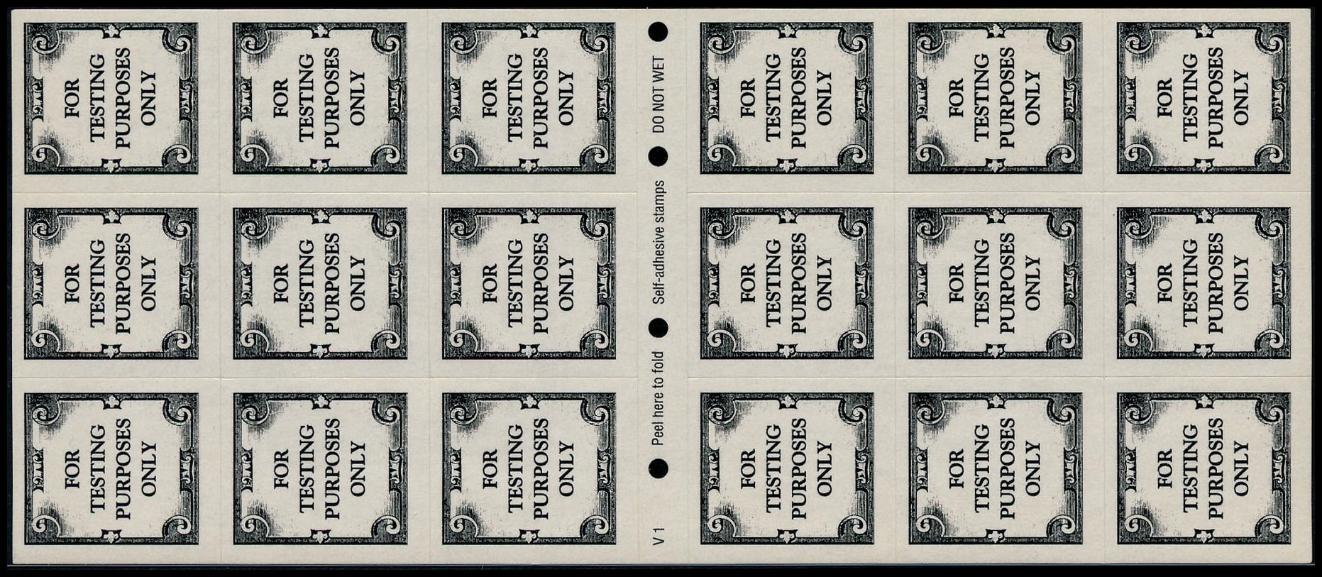 Lot 1693 - TEST COILS & BOOKLETS united states stamps -  Michael E. Aldrich, Inc. Michael Aldrich Auctions Sale - 111